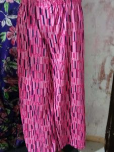 Pink Striped Palazzo Pants