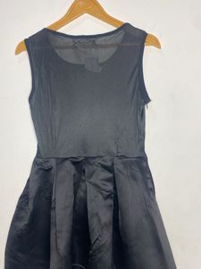 Chic Black Skater Dress