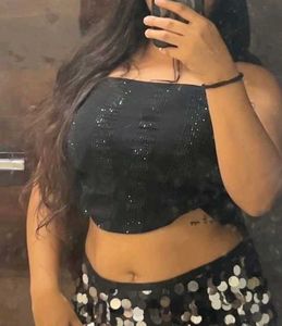 Rhinestone Black Tank Top