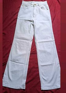 White Flared Jeans