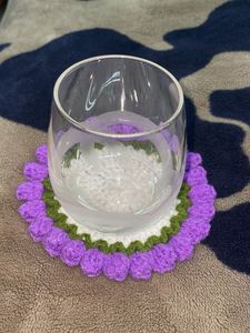 Crochet Flower Coaster