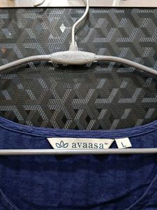 Blue Embroidered Kurta