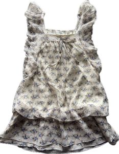 Floral Lace Trim Top