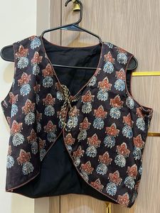Printed Ethnic Jacket For navratri