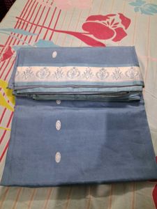 Elegant Blue Banarasi Silk Saree