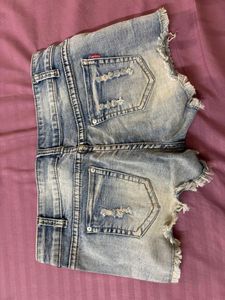 Studded low waist micro Shorts