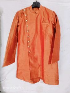 Men's Ethnic Wear Kurta(Orange)