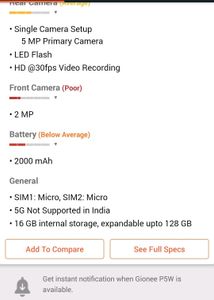 Gionee Phone 3g