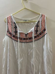 Boho Embroidered Tank Top