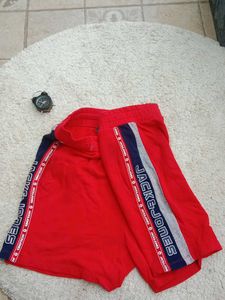 Jack &amp; Jones Red Athletic Shorts