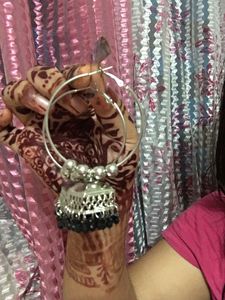 Mirror Jhumka Earrings