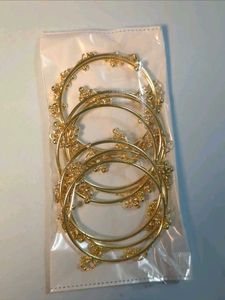 Set of 8 new pinteresty Gold plated Ban