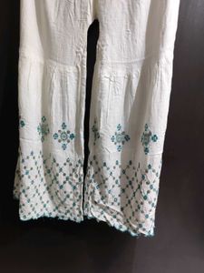 Gorgeous embroidered garara