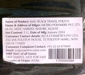 Original Mac Black Bag