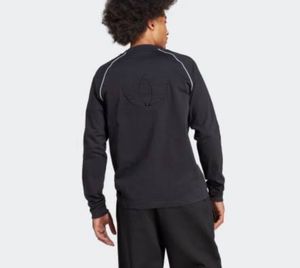Original Adidas Blue Version SST Black Tee