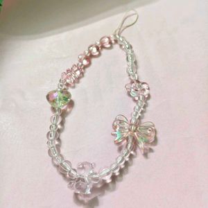 Cute Phone Case with Beaded Charm 💗