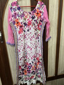 Pakistani Embroidered Lace Work Suit