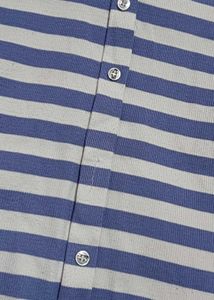 Striped Blue Crop Top