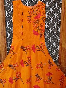 Floral Embroidered Dress