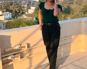 Olive Green Pretty Top. Also My Picture