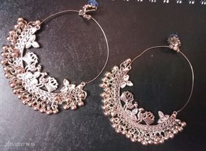 Trending Silver Jewellery Chaand Baaliya