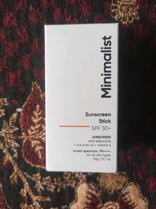 Minimalist Sunscreen Stick..