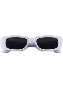 White Retro Sunglasses