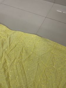 Yellow chikankari Kurta
