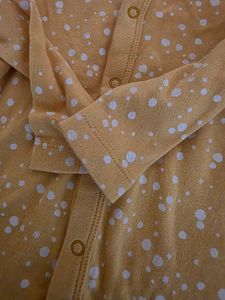 Yellow Onesie Winter Bany 6-9m