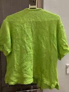 Waffle-Knit Summer Top