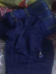 Green And Blue Saree