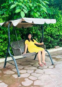 Cute Yellow Casual Sundress