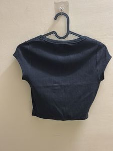 Scoop Neck Crop Top