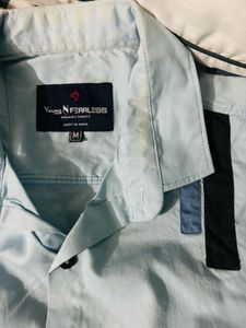 Stylish Light Blue Shirt(M)