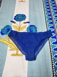 M &amp; S Blue Lace Panty