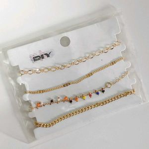 Gold Layered Bracelet Set