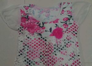 Cute Floral Girls Dress