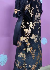Black A-line Kurti Parttywear