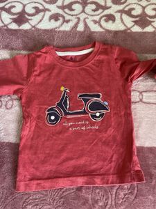 Red Scooter Graphic Tee