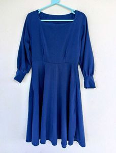 Blue Midi Dress