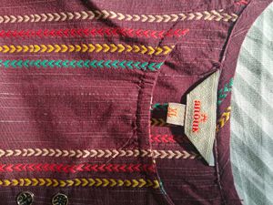 Anouk Ethnic Motif Print Dress
