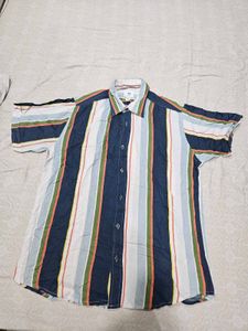 H&M Striped Short Sleeve Shirt