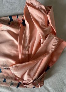 Peach Floral Dress