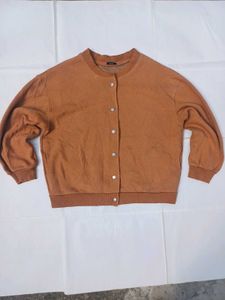 🤎Brown Button-Down Jacket ( L 23 B 21)
