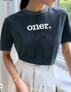 New With Tag Korean Knit Trendy Graphic Tee