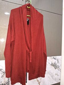 Sale 🎊🎆🎄🎉made in italy Burgundy Knit Cardigan