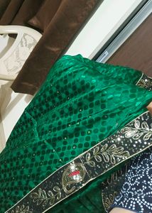 Green Saree
