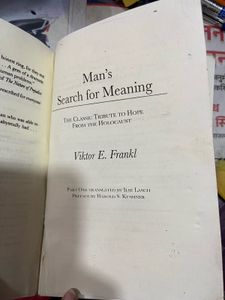 Man's Search For Meaning by Viktor Frankl
