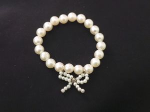 White Bow Bracelet