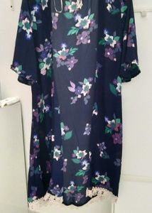 Floral Print Kimono